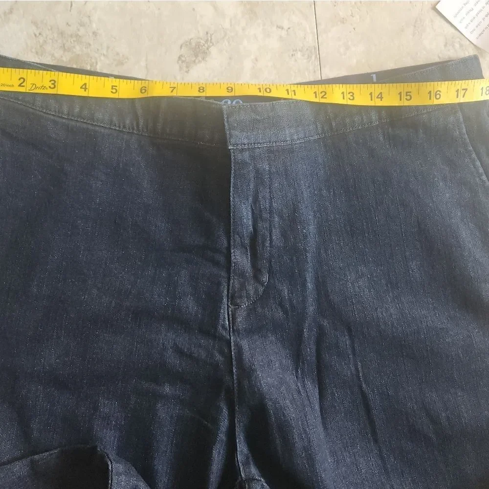 72 D&C Denim & Co plus sz 20 dark wash jeans - Picture 3 of 8